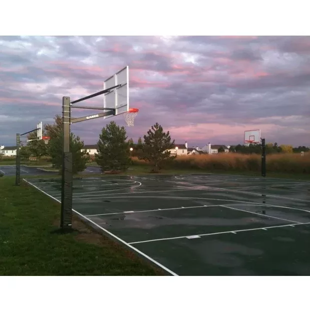Gared Endurance Steel Playground Basketball System With 5′ Safe Play Area