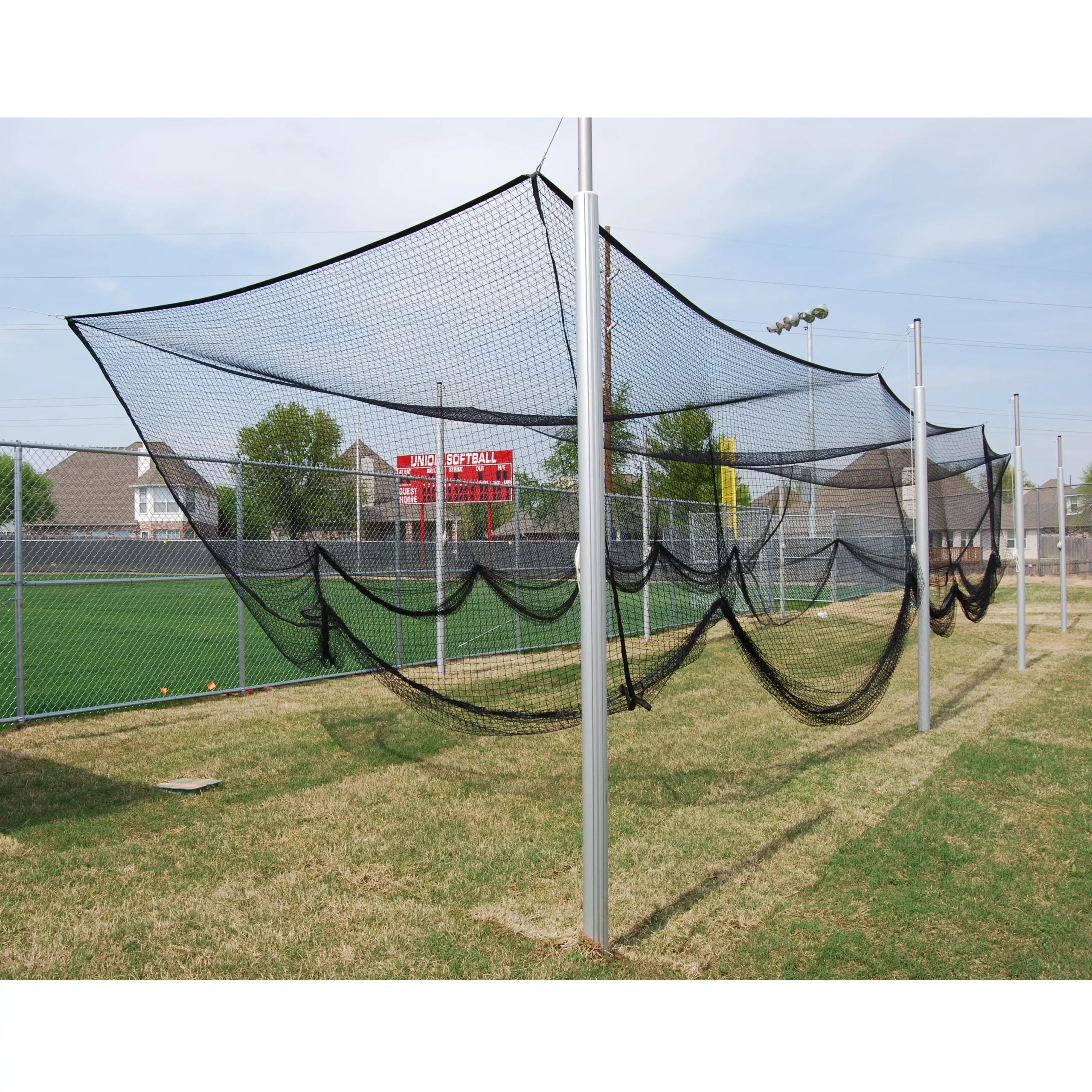 Gared Outdoor 3-1/2″ O.D. Aluminum Batting Cage, 70′