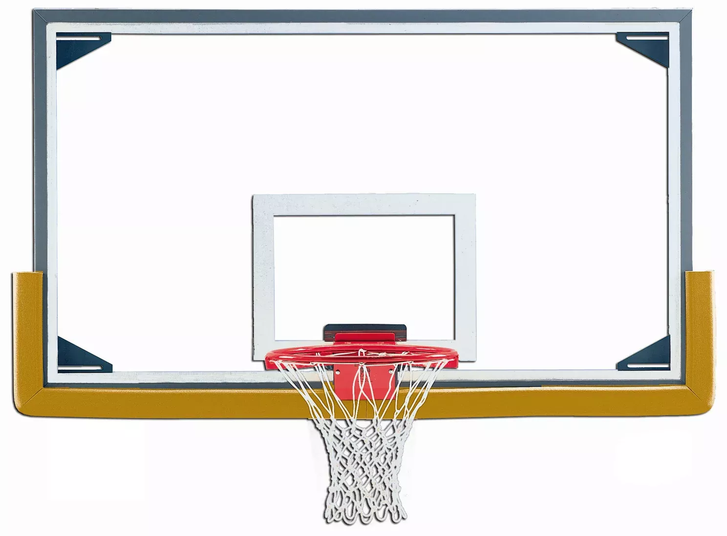 Gared Regulation Steel Framed Glass Backboard