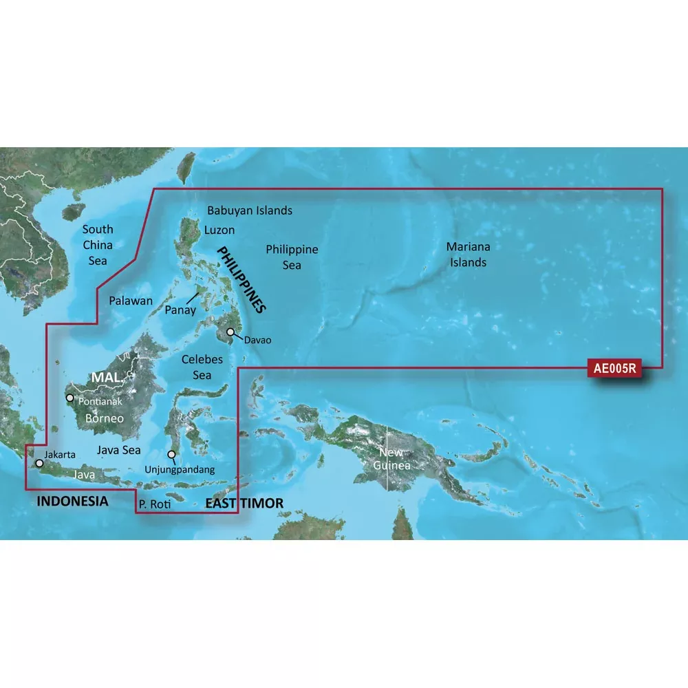Garmin BlueChart g3 HD – HXAE005R – Phillippines – Java – Mariana Islands – microSD/SD [010-C0880-20]
