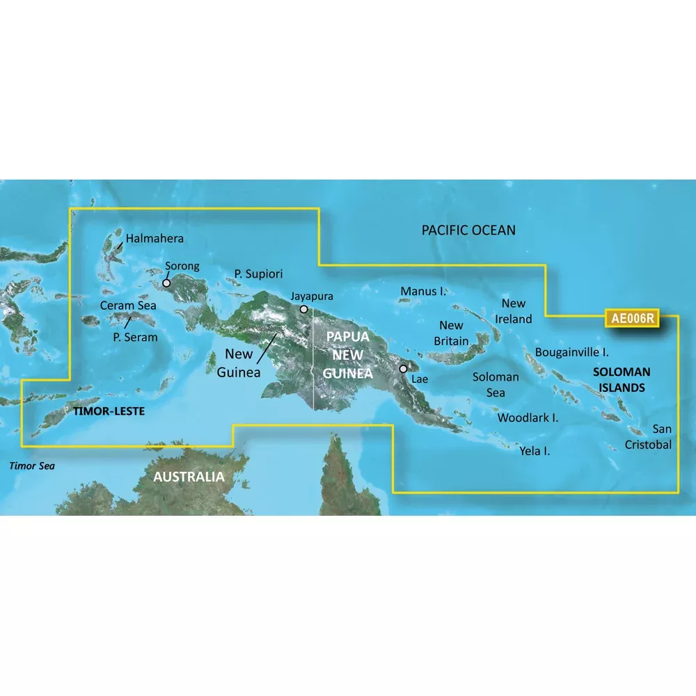 Garmin BlueChart g3 HD – HXAE006R – Timor Leste/New Guinea – microSD/SD [010-C0881-20]