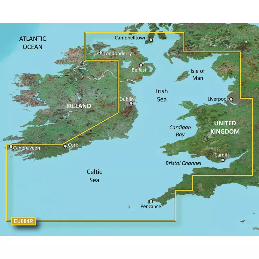 Garmin BlueChart g3 HD – HXEU004R – Irish Sea – microSD/SD [010-C0763-20]