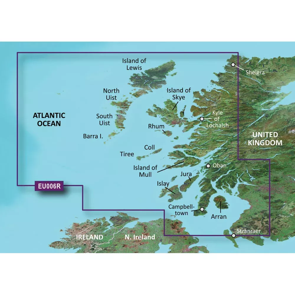 Garmin BlueChart g3 HD – HXEU006R – Scotland West Coast – microSD/SD [010-C0765-20]