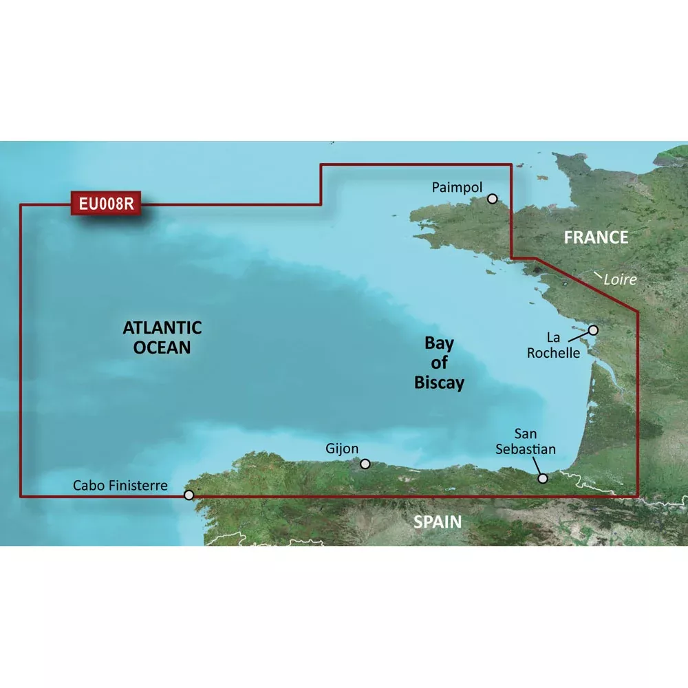 Garmin BlueChart g3 HD – HXEU008R – Bay of Biscay – microSD/SD [010-C0766-20]
