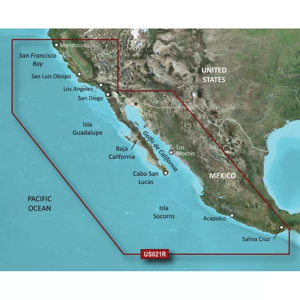 Garmin BlueChart g3 HD – HXUS021R – California – Mexico – microSD/SD [010-C0722-20]