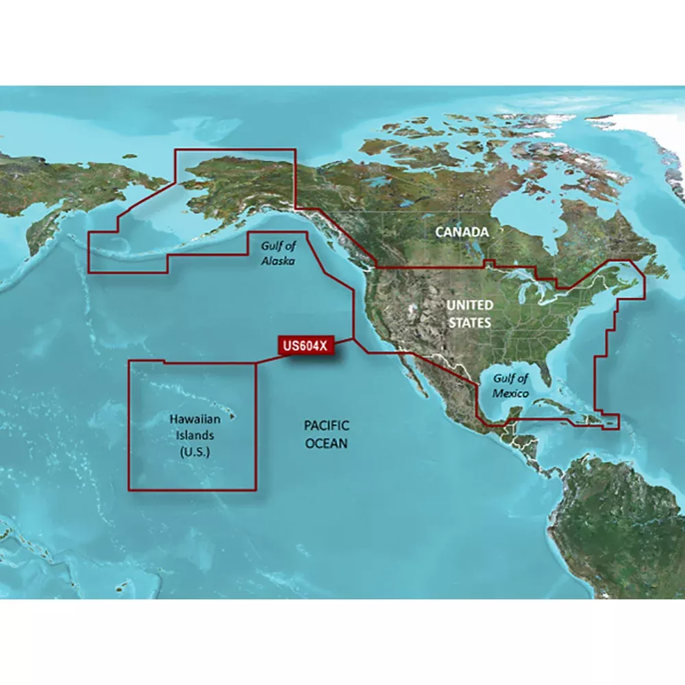 Garmin BlueChart g3 HD – HXUS604x – US AllCanadian West – microSD/SD [010-C1018-20]
