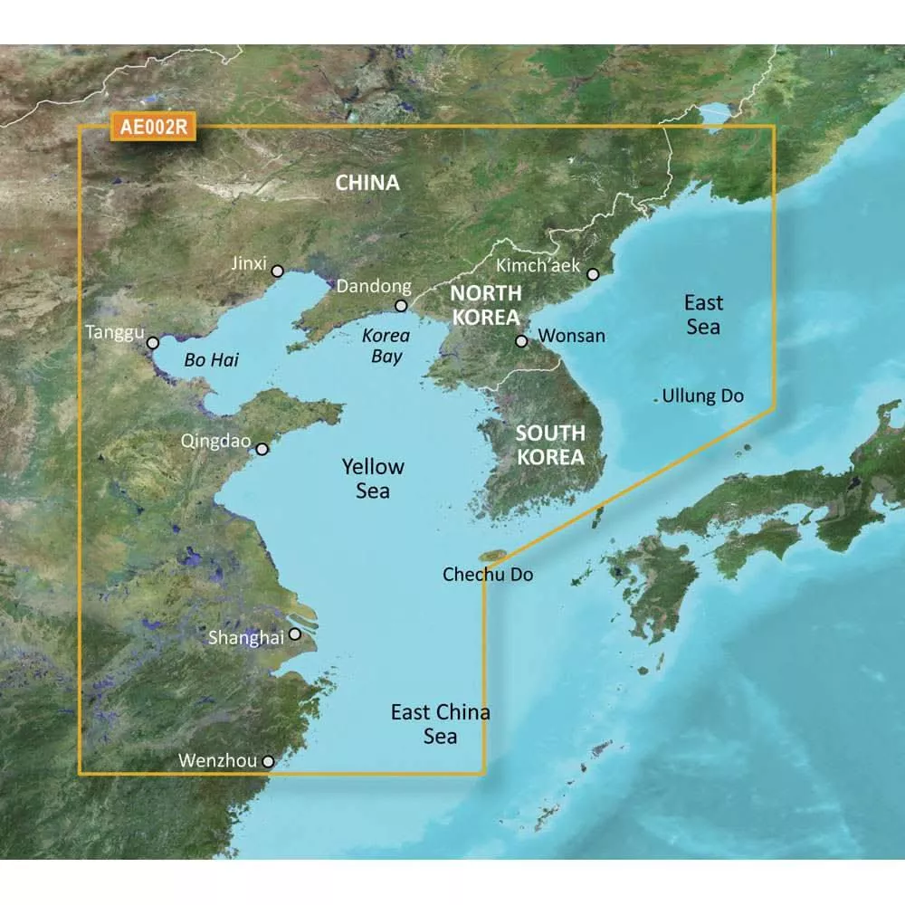 Garmin BlueChart g3 Vision HD – VAE002R – Yellow Sea – microSD/SD [010-C0877-00]