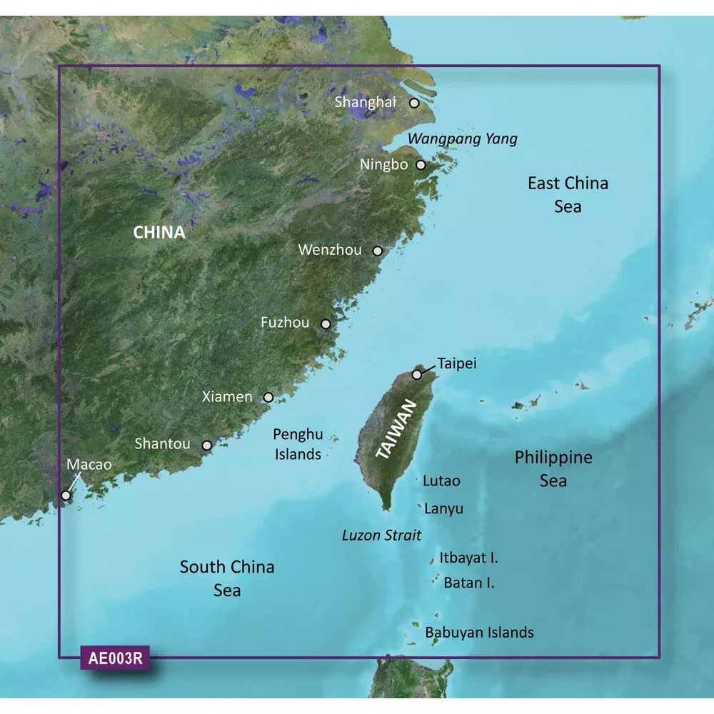 Garmin BlueChart g3 Vision HD – VAE003R – Taiwan – microSD/SD [010-C0878-00]