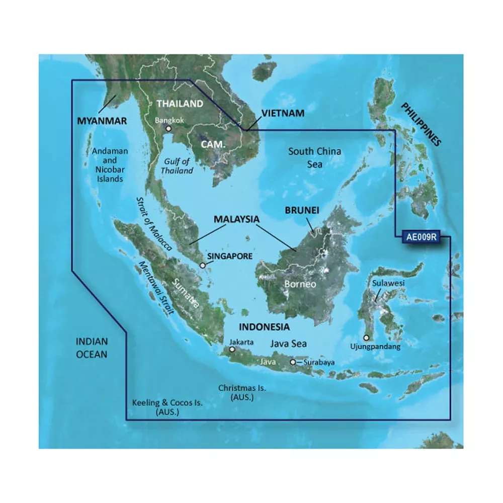 Garmin BlueChart g3 Vision HD – VAE009R – Sin/Mal/Indonesia – microSD/SD [010-C0884-00]