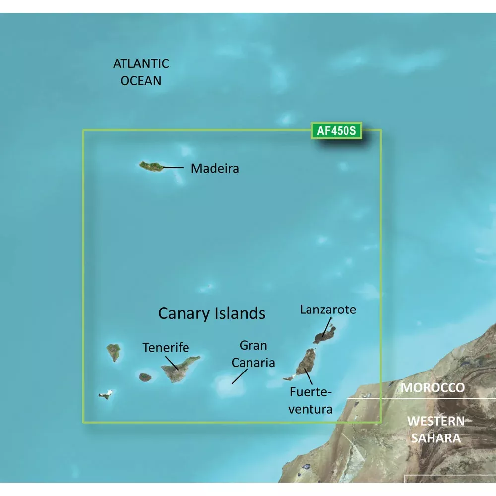Garmin BlueChart g3 Vision HD – VAF450S – MadeiraCanary Islands – microSD/SD [010-C0750-00]