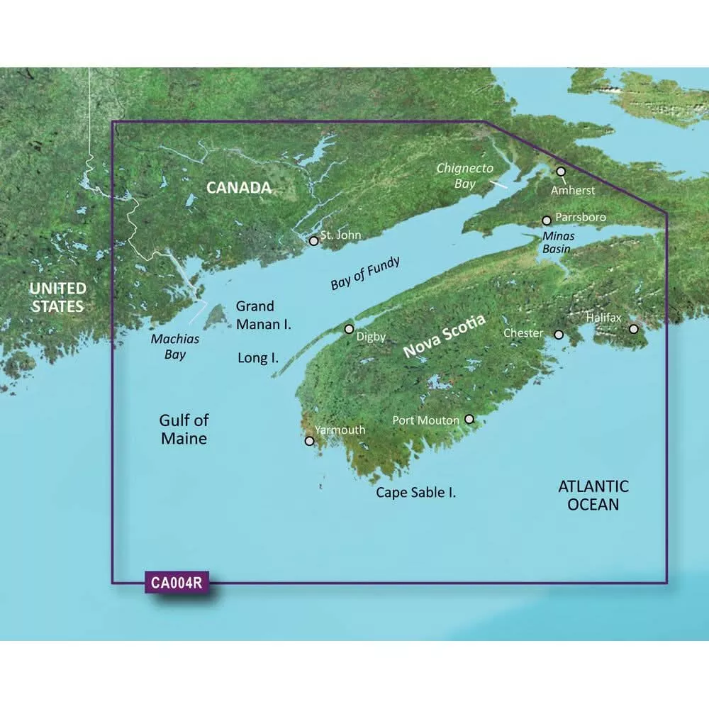 Garmin BlueChart g3 Vision HD – VCA004R – Bay of Fundy – microSD/SD [010-C0690-00]