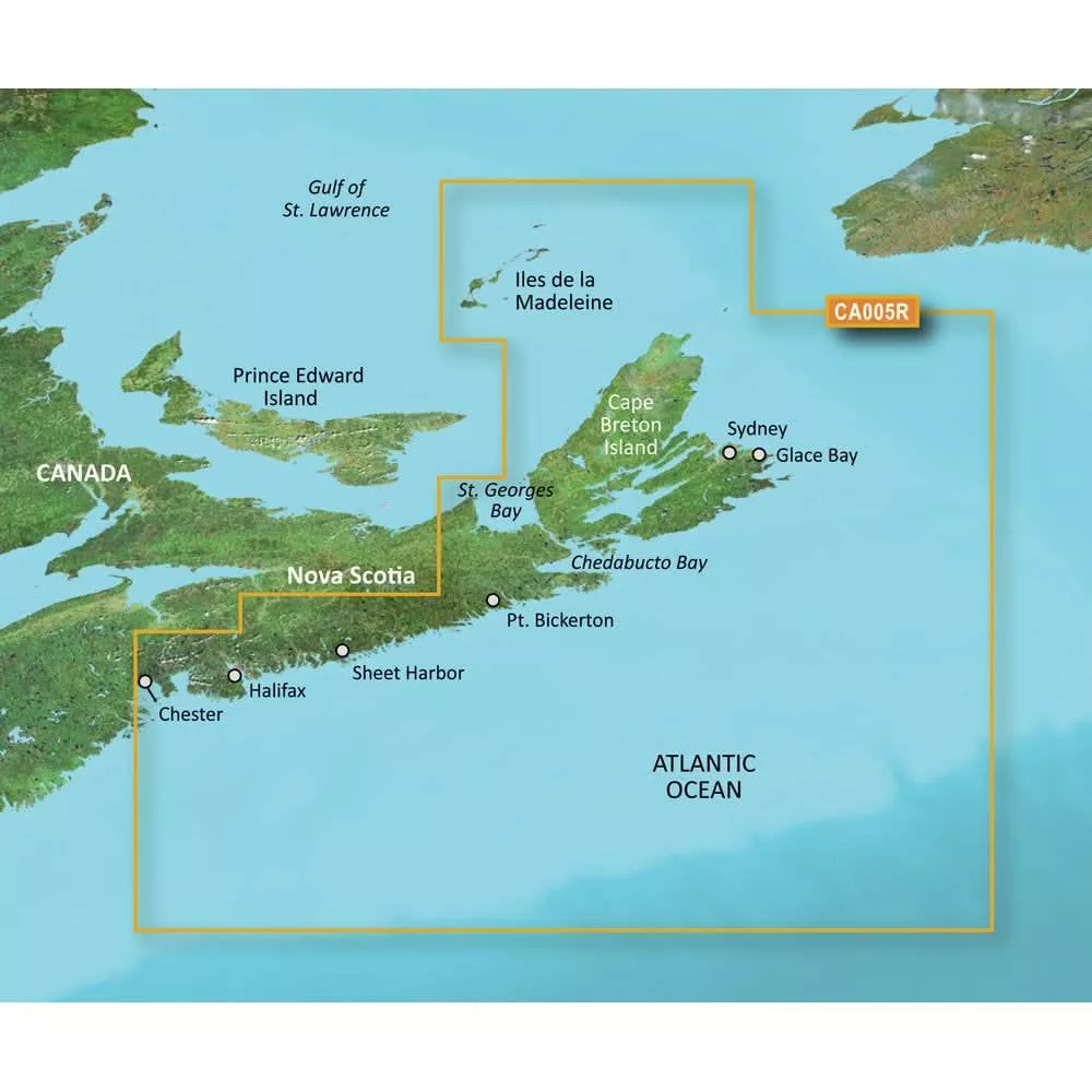 Garmin BlueChart g3 Vision HD – VCA005R – Halifax – Cape Breton – microSD/SD [010-C0691-00]