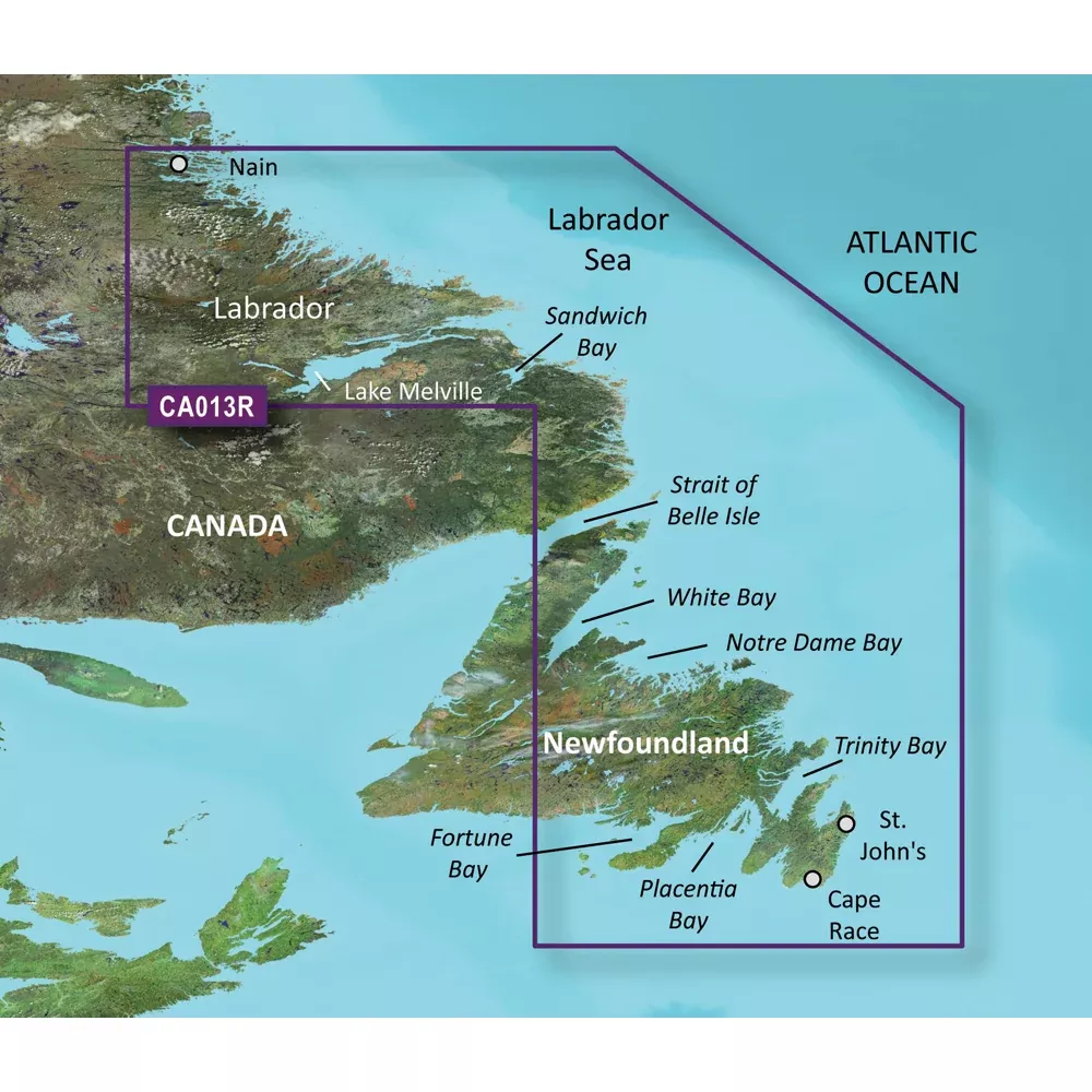 Garmin BlueChart g3 Vision HD – VCA013R – Labrador Coast – microSD/SD [010-C0698-00]