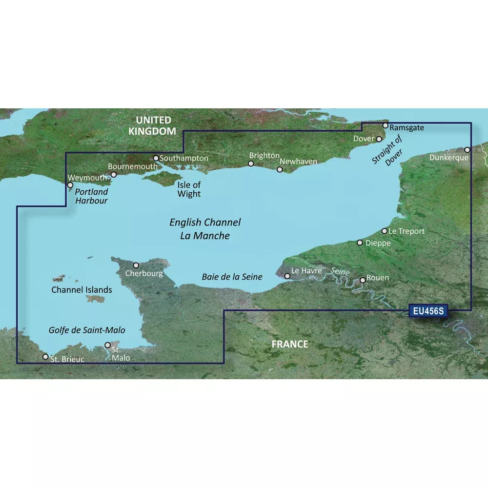 Garmin BlueChart g3 Vision HD – VEU465S – The SolentChannel Islands – microSD/SD [010-C0800-00]
