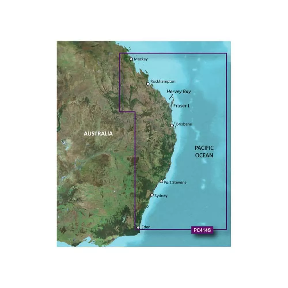 Garmin BlueChart g3 Vision HD – VPC414S – Mackay to Twofold Bay – microSD/SD [010-C0872-00]