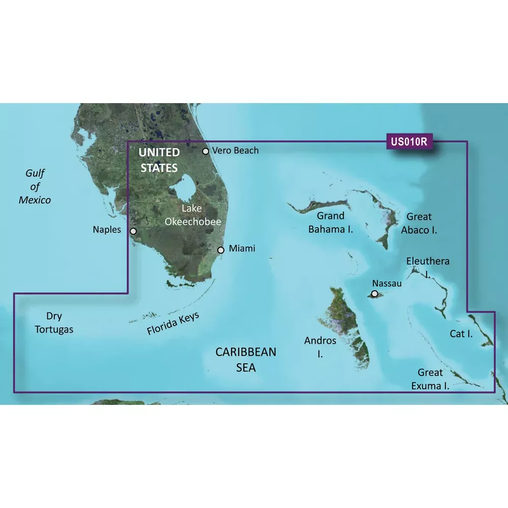 Garmin BlueChart g3 Vision HD – VUS010R – Southeast Florida – microSD/SD [010-C0711-00]