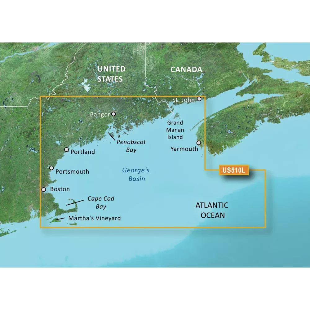 Garmin BlueChart g3 Vision HD – VUS510L – St. John – Cape Cod – microSD/SD [010-C0739-00]
