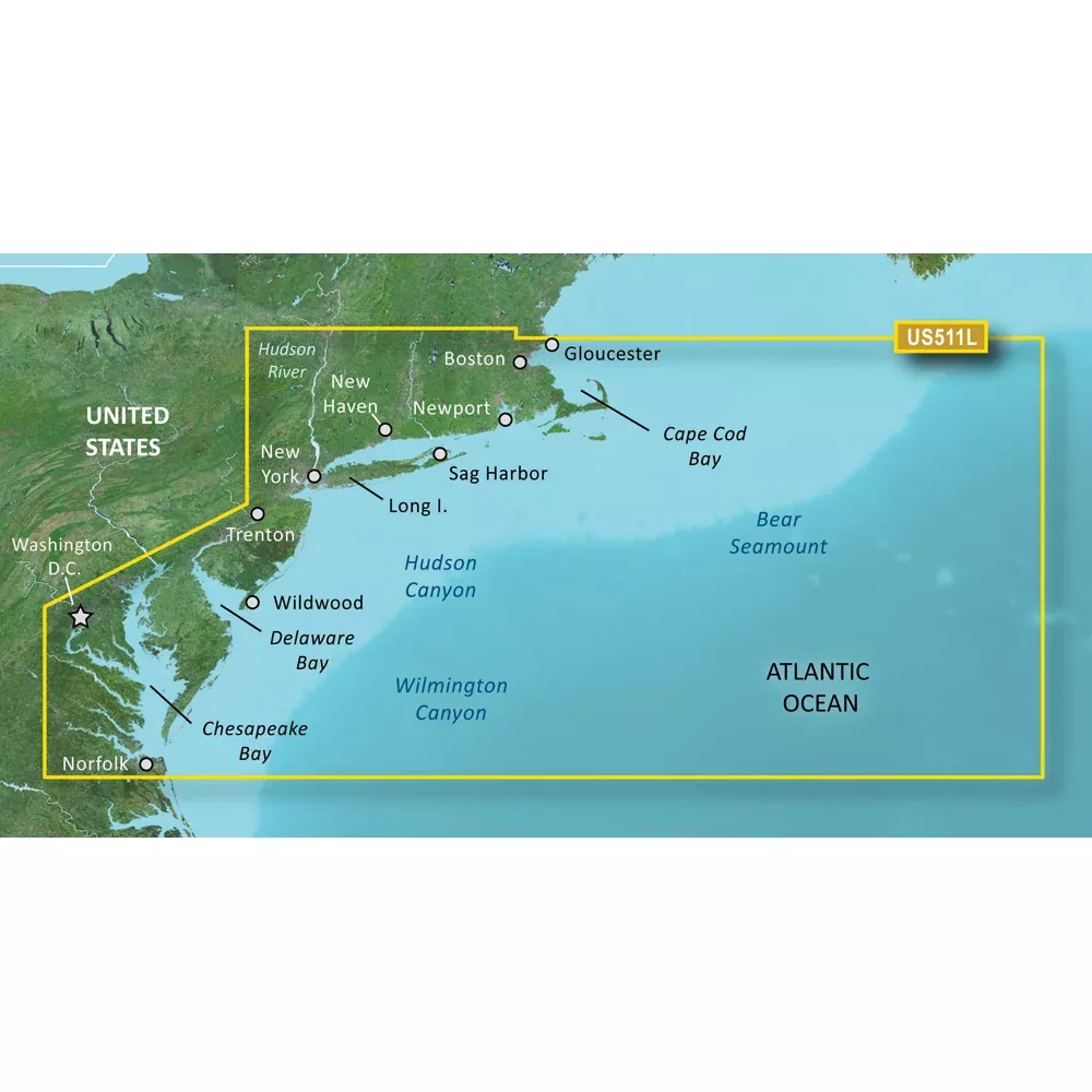 Garmin BlueChart g3 Vision HD – VUS511L – Boston – Norfolk – microSD/SD [010-C0740-00]