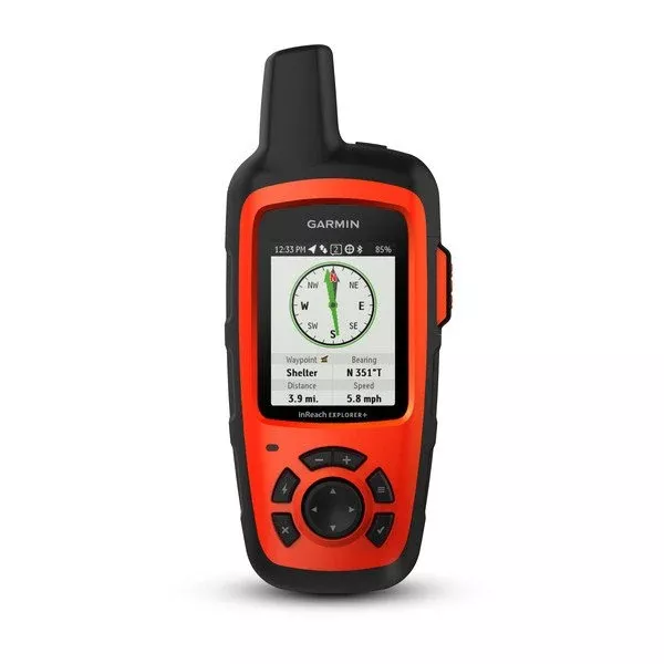 Garmin inReach Explorer+ Satellite Communicator with Maps and Sensors