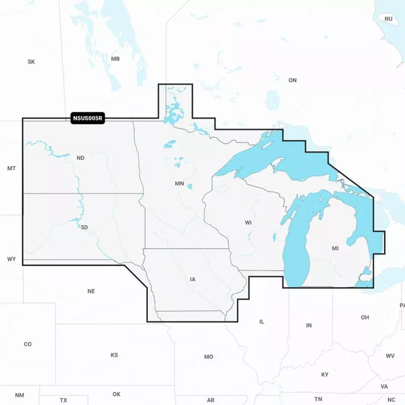 Garmin Navionics+ NSUS005R U.S. NorthGreat Lakes