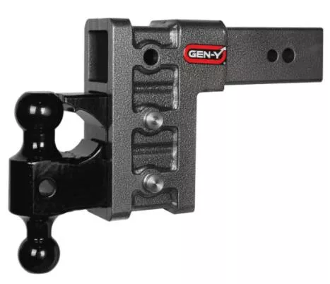 Gen-Y Hitch Adjustable 2-Ball Mount for 3" Hitch - 6" Drop/Rise - 32K• GH-1723