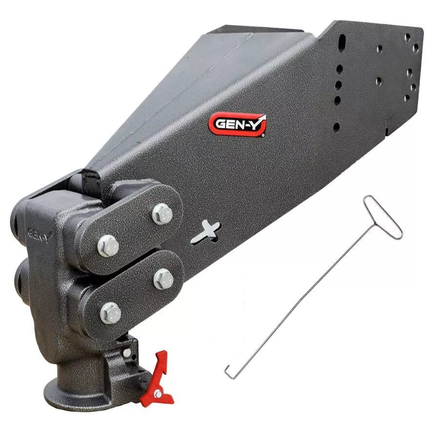 Gen-Y Hitch Executive Torsion-Flex SnapLatch 5th Wheel to Gooseneck, 2-5/16" Coupler, 6.5K PW, 30K Towing• GH-8075AL