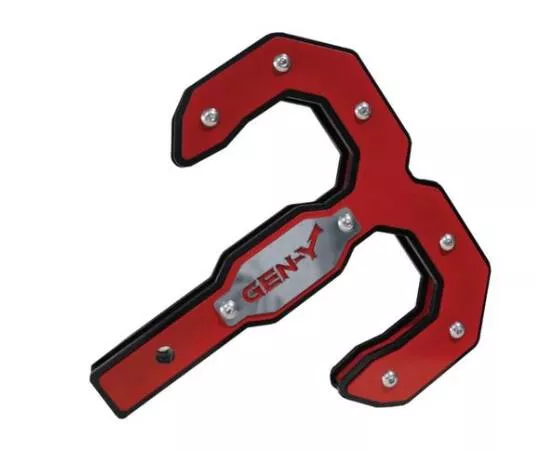 Gen-Y Hitch Hulk Black/Red 2" Tow Hook Hitch Step for 2" Receivers• GH-0069-R