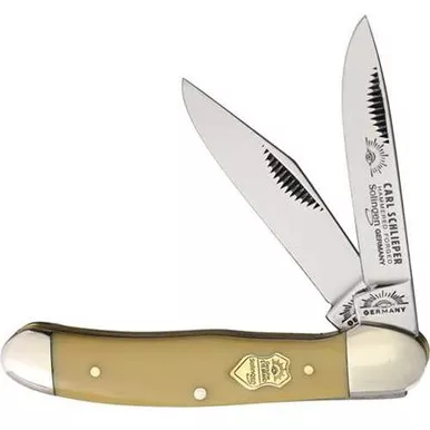 German Eye Copperhead Yellow Carbon Steel Knife
