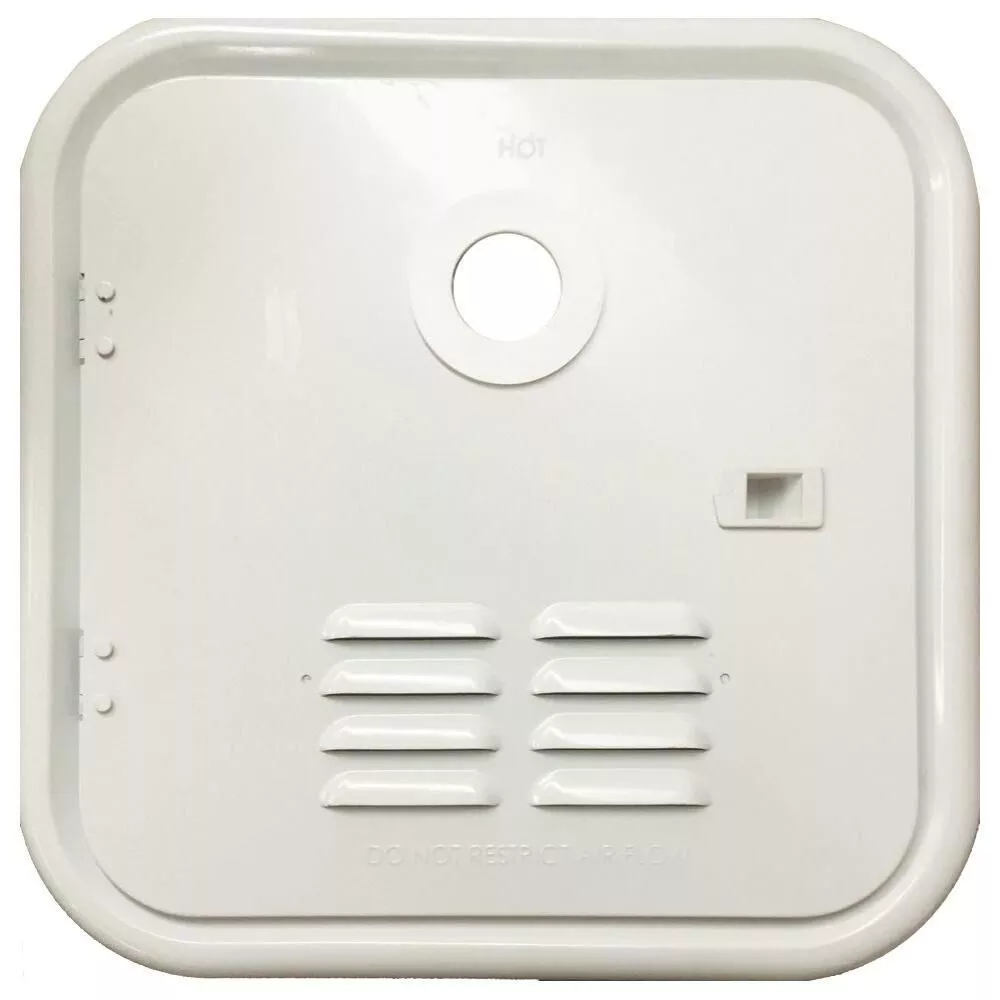 Girard RV Water Heater Door Trim Ring, White