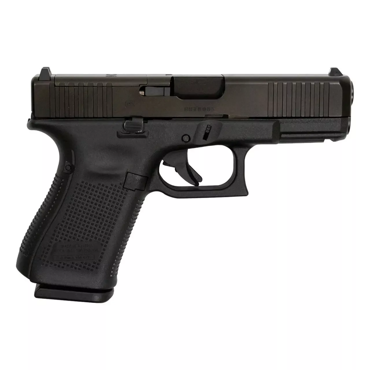 Glock G19 Gen5 MOS Pistol 9mm Matte 4″ PA195S203MOS