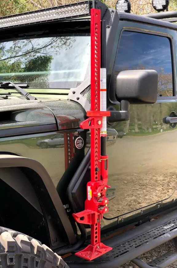 Go Rhino Exterior Jack Mount for Jeep Wrangler JK, JKU• 701003T