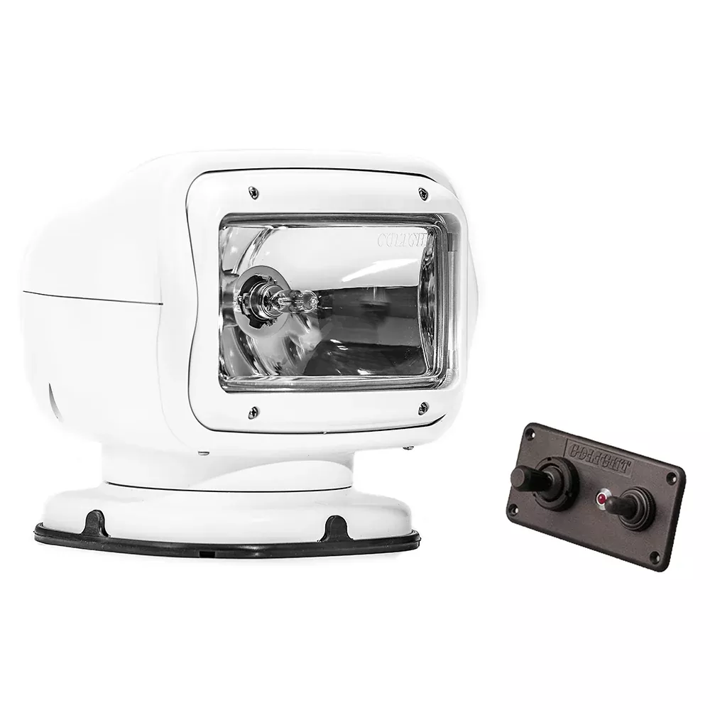 Golight Radioray GT Series Permanent Mount – White Halogen – Hard Wired Dash Mount Remote | 2020GT
