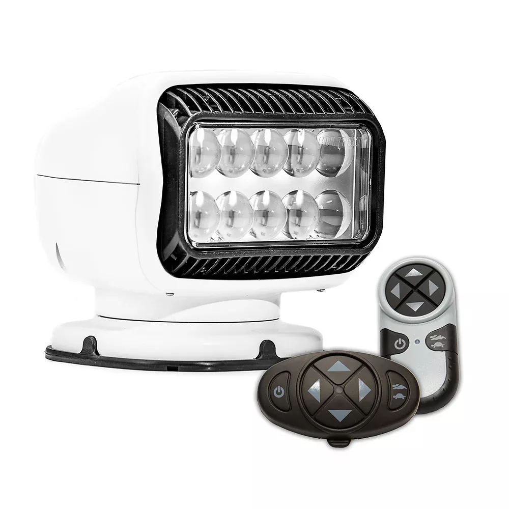 Golight Radioray GT Series Permanent Mount – White LED – Wireless HandheldWireless Dash Mount Remotes