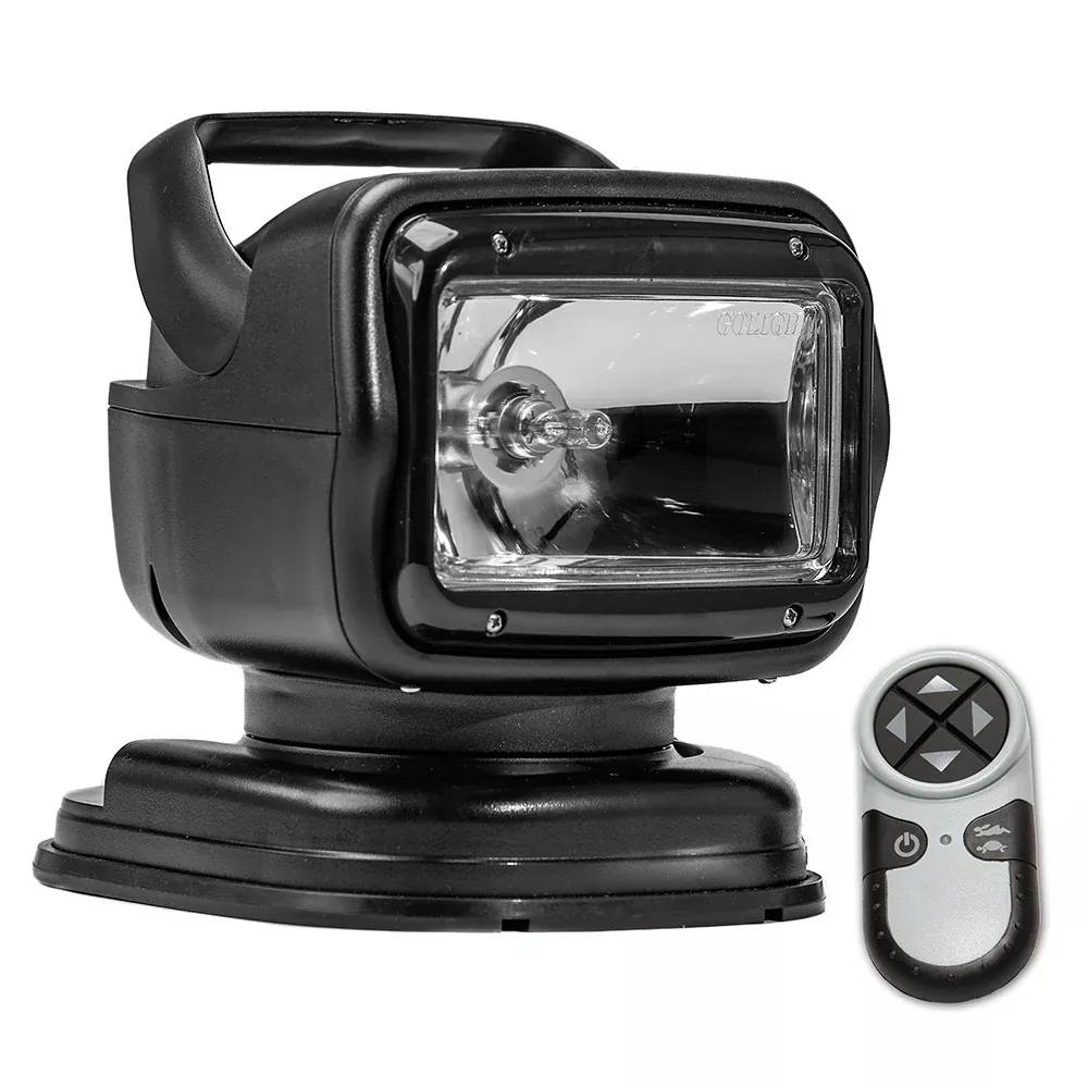 Golight Radioray GT Series Portable Mount – Black Halogen – Wireless Handheld Remote Magnetic Shoe Mount