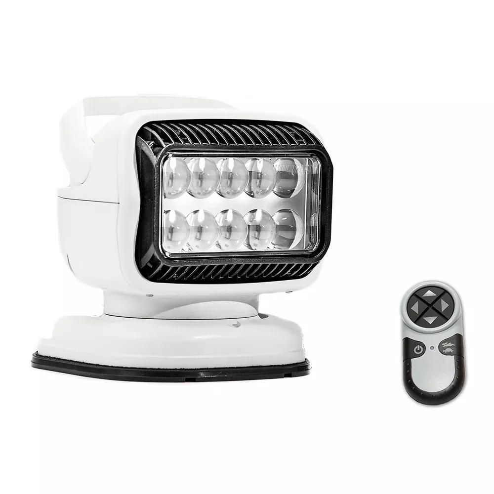 Golight Radioray GT Series Portable Mount – White LED – Handheld Remote Permanent Shoe Mount | 79004GT