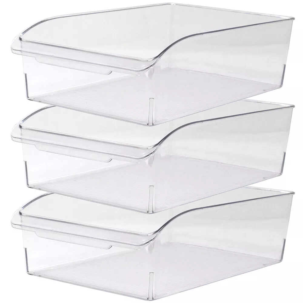 Gourmet Kitchen 3-Piece Fridge Storage Bin Set