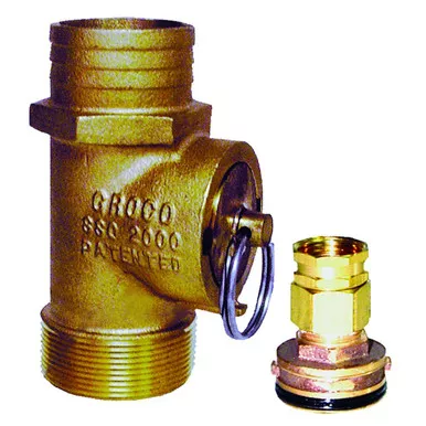 GROCO 1-1/2-Inch Bronze Engine Flush Kit and Adaptor