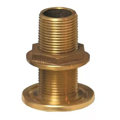 GROCO 2.5-Inch Bronze Thru-Hull Fitting with Nut