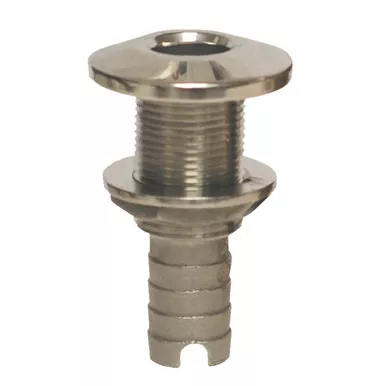 GROCO 2-Inch Stainless Hose Barb Thru-Hull Fitting