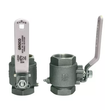 GROCO 2-Inch Stainless Steel In-Line Ball Valve