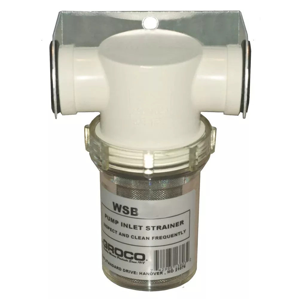 GROCO 3/4 Fresh Water Strainer w/#304 SS Basket