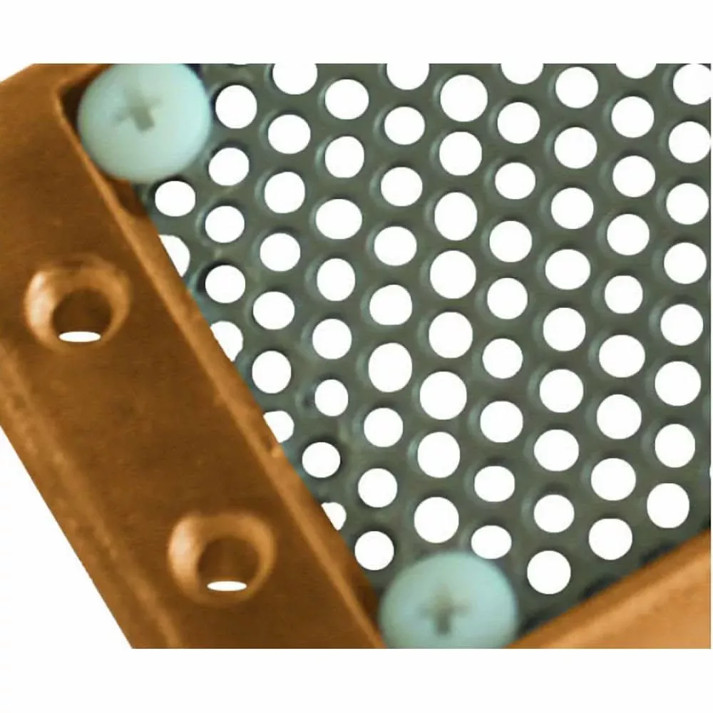 GROCO 93-1250-02 Stainless Steel Replacement Screen for APHS-1250 - Size 2 (.125") Perforation Diameter - 93-1250-02