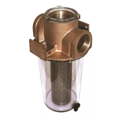 GROCO ARG-1000 1-Inch Raw Water Strainer, SS Basket
