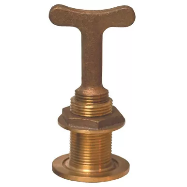 GROCO Bronze Garboard Drain with T-Handle Plug