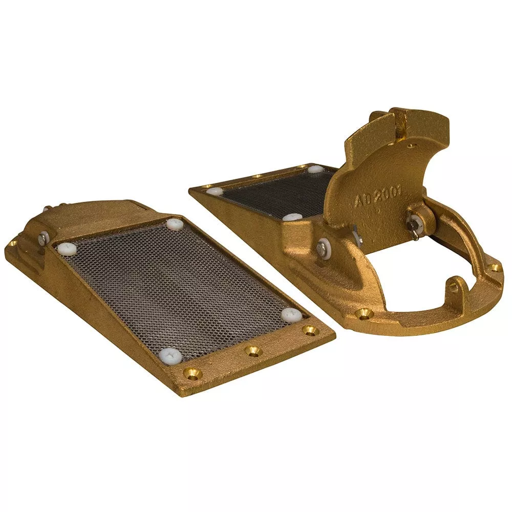 GROCO Perforated Hull Strainer w/Access Door 3 Max Thru-Hull
