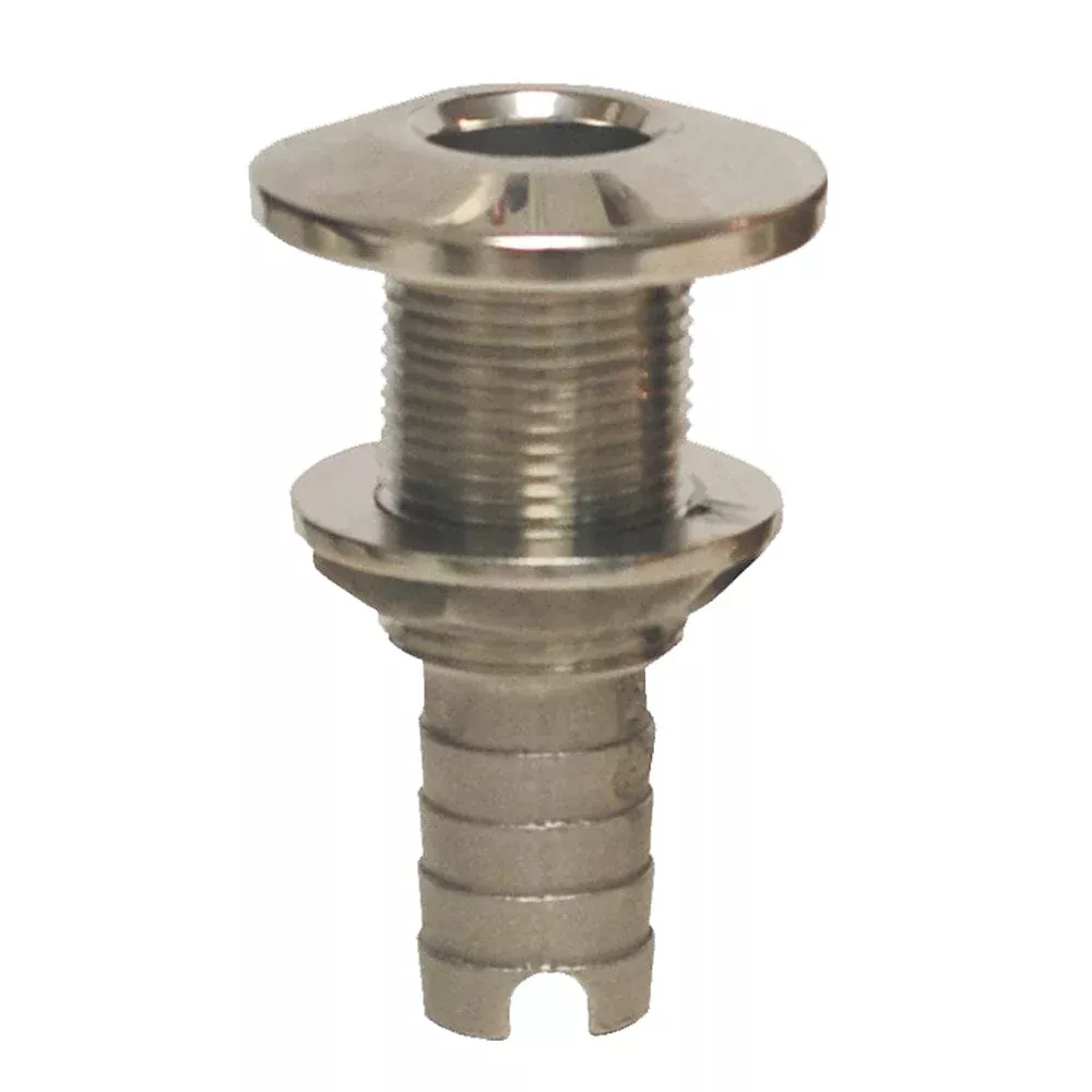 GROCO Stainless Steel Hose Barb Thru-Hull Fitting – 3/4