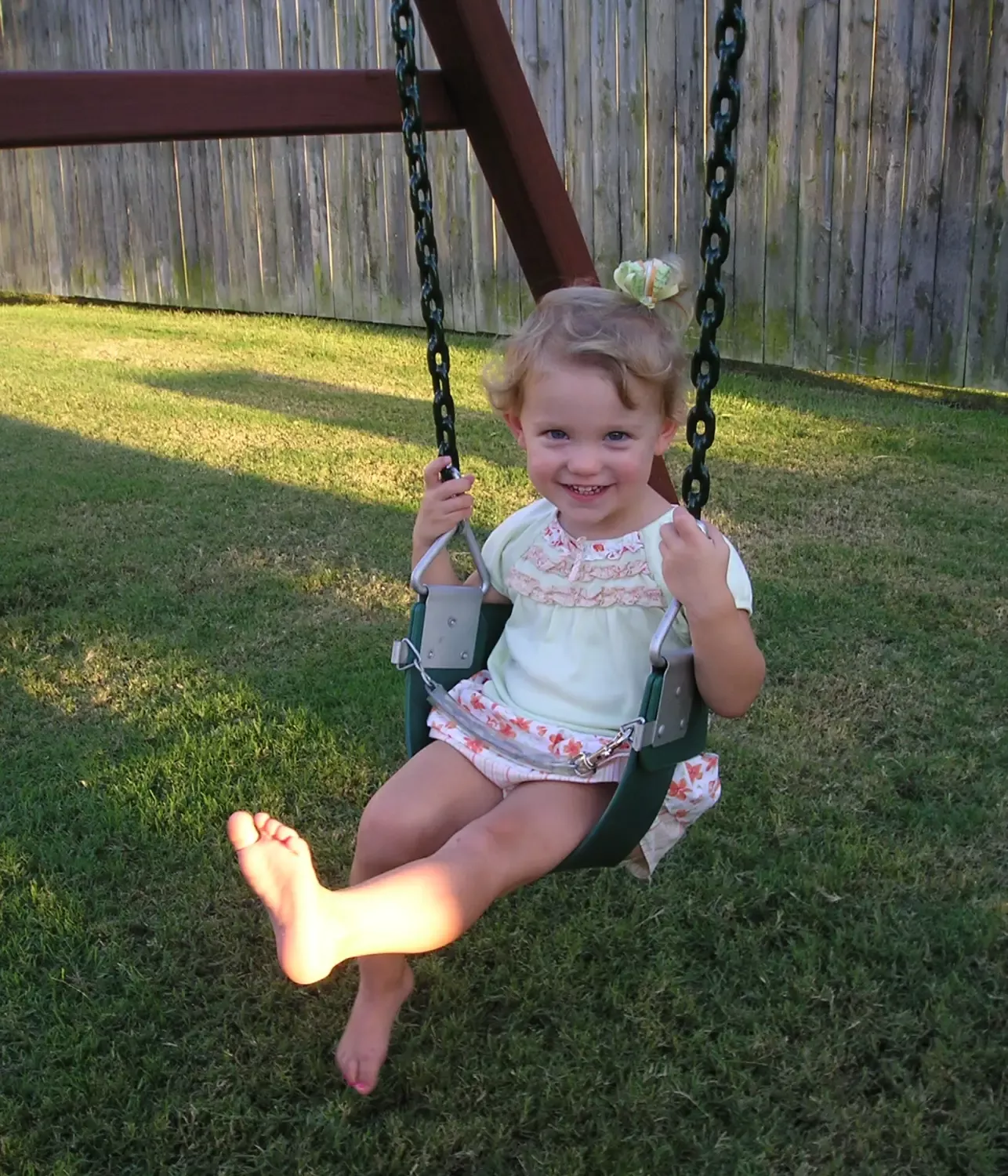 Half Bucket Seat Swing - Complete