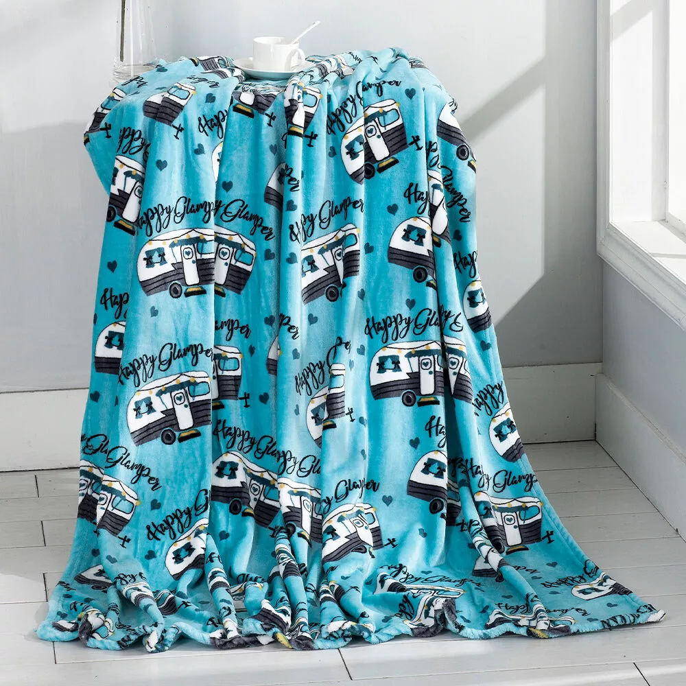 Happy Glamper Oversized Throw, 60" x 80"