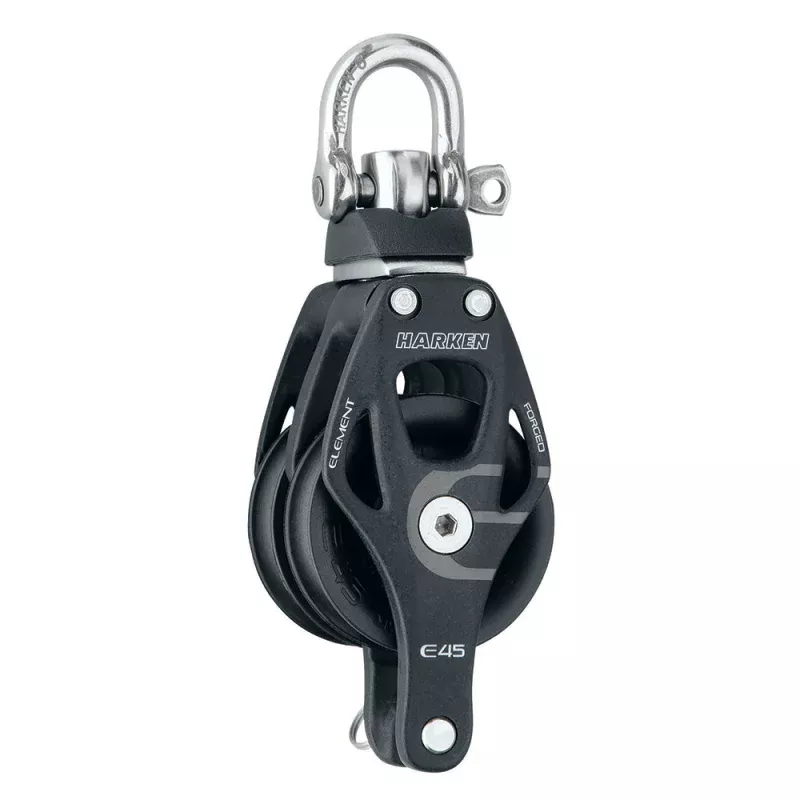 Harken 45mm Double Element Block w/SwivelBecket