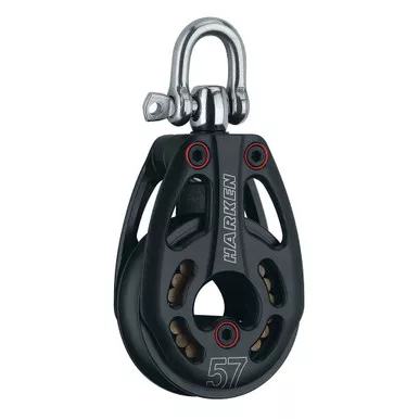 Harken 57mm Black Magic Low Load Block Swivel